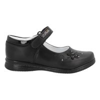ZAPATO NIÑA LADY FLORES 515 NEGRO