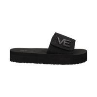 Sandalia Casual OVX Pf060 Textil Negro Mujer