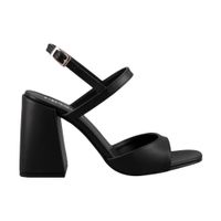 Sandalia Miracol By Mama Lola 8423 Sintético Negro Dama