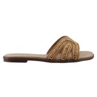 Sandalia Miracol By Mama Lola 5352 Sintética Beige Dama