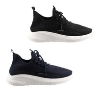 Tenis Deportivo Trax By Mr Shu Tx333 Textil Negro Dama