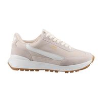 Tenis HGN By Mr Shu 7076 Sintético Beige Dama