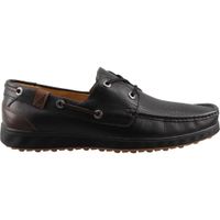 Nautica Zapato Casual L100 De Piel Negro