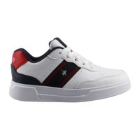Zapatos York Team Polo Club V135 Sintético Blanco Niño
