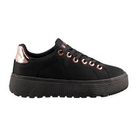Wowa Tenis Casual Estilo 408 Malla Negro Mujer
