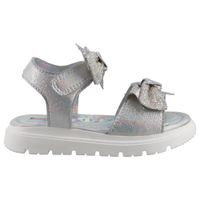 Sandalia Bambino N2648 Textil Sintético Plata Niña