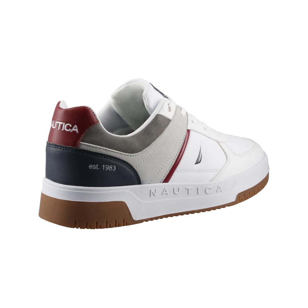 Tenis Nautica At107 Sintético Blanco