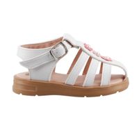 Sandalia Kids Sofi 5273 Sintética Blanco Niña