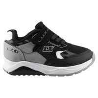 Zapatos Lux 10 Estilo 3115 Malla Nube Negro Niño