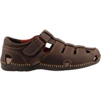 Sandalia Vandana Estilo 715 Crazy Horse De Piel Café