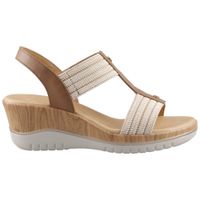 Sandalia Mujer Flexi 113326 Beige