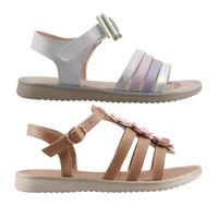 Dúo Pack Sandalia Niña Peach & Fun By Beser 724114 Café