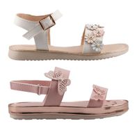 Dúo Pack Sandalia Niña Peach & Fun By Beser 724220 Beige