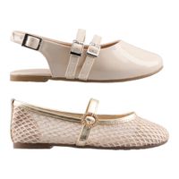 Dúo Pack Balerina Niña Cosmo Paris By Beser 327 Beige