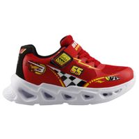 Tenis Con Luz Benn Sport 1004 Rojo