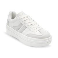 Tenis Casual para Mujer Capa de Ozono 670902 de Piel Sintética Blanco