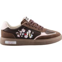 Tenis para Mujer BT21 BT6091 de Piel Sintética Café