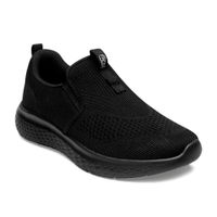 Tenis Unisex Casual Flexi 415507 Textil Negro